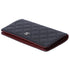 CHANEL Caviar Matelasse Long Bifold Wallet A31509 Black Calfskin
